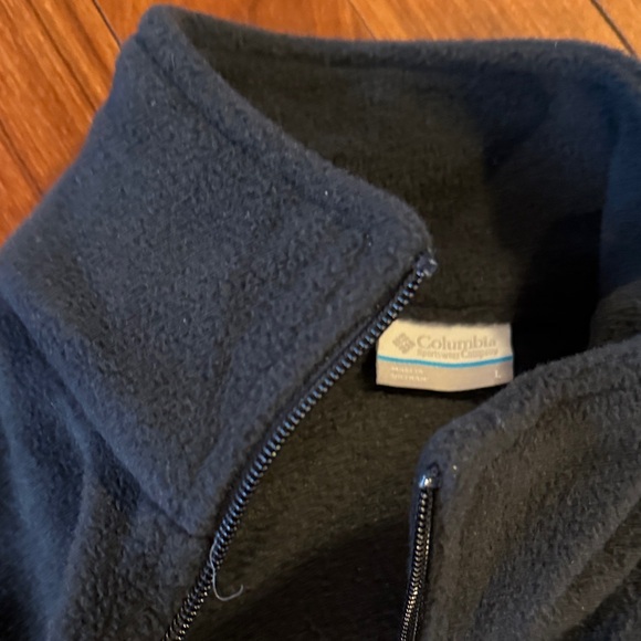 Columbia Navy Fleece Jacket - Picture 2 of 2